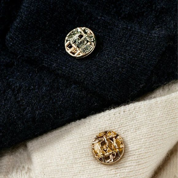 Knit Jacquard Jacket Dress | Office Sweater Dress - Picture 9 of 9